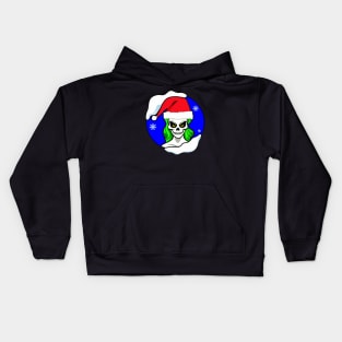 Christmas Skeleton Skull Girl Kids Hoodie